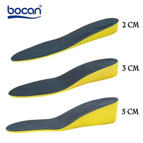Height increase insoles for men/women 2/3/5 cm up invisiable arch support orthopedic insoles shock absorption blue/black color ► Photo 1/6