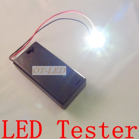 Freeshipping!Mini Box LED Tester Test Box for Input 3V  High Power LED Light-emitting Diode Bulb Lamp. ► Photo 1/6