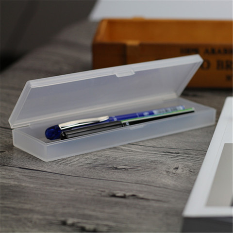 1pc Low-carbon environmentally friendly fashion fine sanding transparent  fountain pen box Case ► Photo 1/6