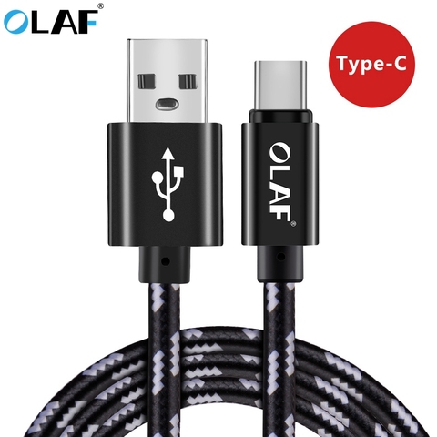OLAF USB Type C Cable For Xiaomi Redmi Note 7 Mobile Phone Type-C Fast Charging USB-C Cable for Samsung S9 S8 Plus S10 Note 9 8 ► Photo 1/6