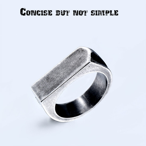 BEIER drop shipping 2022 New Design  Retro style stainless steel Unique Ring for man Antique Jewelry BR8-437 ► Photo 1/3