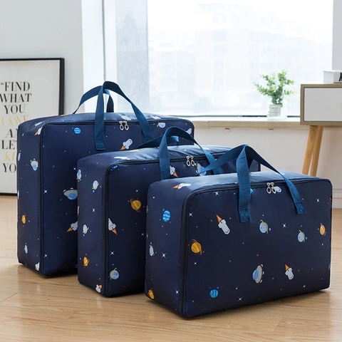 Portable Storage Bag Cartoon Oxford Cloth Quilt Storage Bag Large-Capacity Travel Package Toy Organizing Bag Waterproof Package ► Photo 1/6