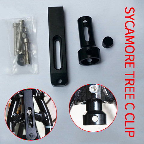 Road Folding Bicycle Fork Sycamore Tree Brake C Type Caliper Extend Adapter Sp8 Conversion Road Bent Handlebar ► Photo 1/5