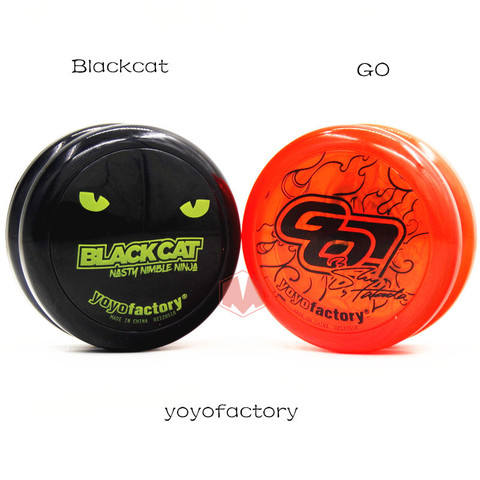 YYF Blackcat Go  2A YOYO  live sleep yoyo for beginner  practice yoyo 10 strings as gift ► Photo 1/6