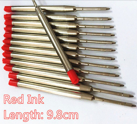 10pcs Factory outlets Advanced Blue red ink Refill ink 0.7mm Nib Ball point Pen .Free Shipping Pencils & Writing Suppl ► Photo 1/1