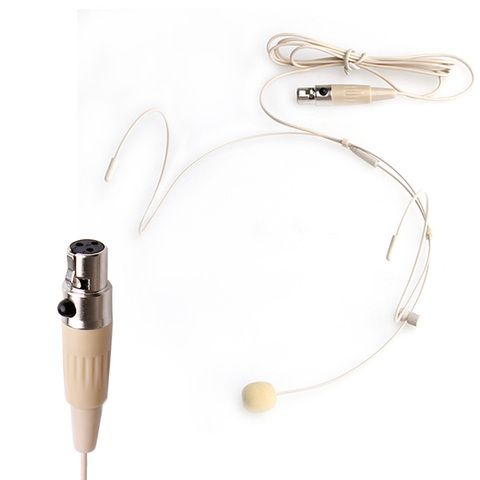 Mini Dual Ear Hook Mic Headset Head Microphone For Shure ALL XLR 3PIN TA3F New ► Photo 1/6