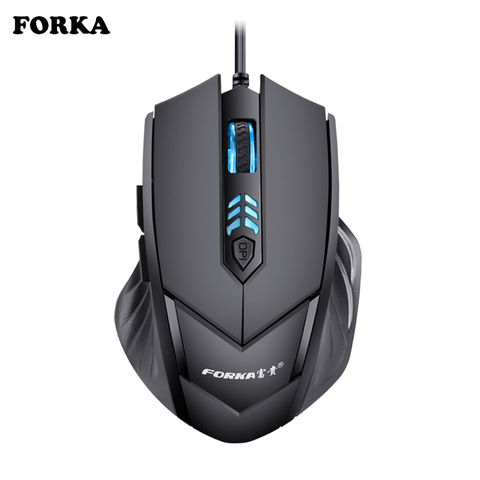 Silent Frosted Ergonomics 2400dpi Adjustment USB 6D Wired Optical Computer Gaming Mouse Mice for Computer PC Laptop for Dota 2 ► Photo 1/6