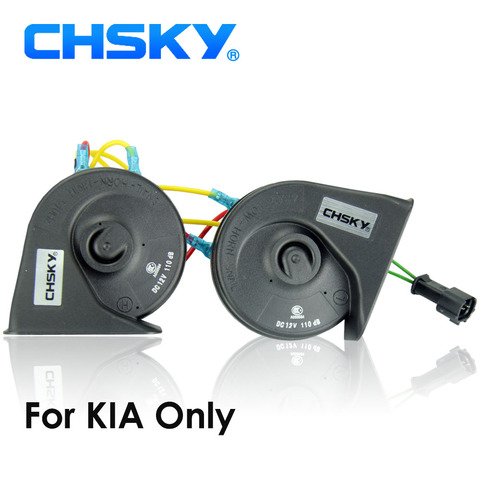 CHSKY Special For Kia Horn 12v Sound Crisp Elegance For Rio K2 Auto Horn Snail Car Horn Loud More Than 110-129db Car Styling ► Photo 1/5
