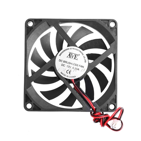 12V Cooler Fan for PC 2-Pin 80x80x10mm  Computer CPU System Heatsink Brushless Cooling Fan 8010 ► Photo 1/6