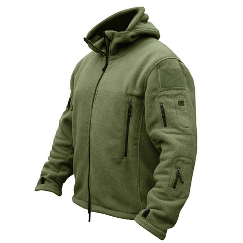 Military Man Fleece Tactical Softshell Jacket Men Polartec Thermal Polar Hooded Coat Outerwear Army Clothes And Coats ► Photo 1/6