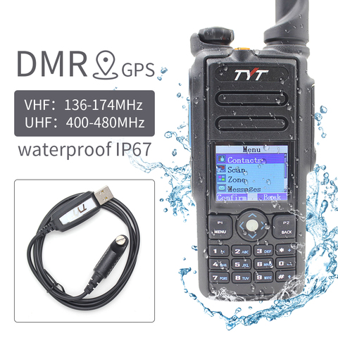 TYT MD-2017 136-174MHz 400-480MHZ DMR Transceiver design IP67 waterproof Walkie Talkie ► Photo 1/6