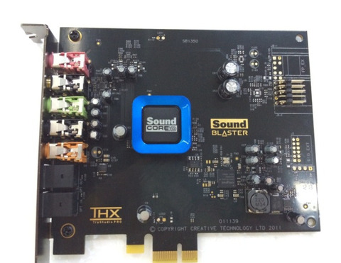 Used,For  Creative 5.1 Fiber Recon3D sound card SB1350  quad-core ultra(HIFI) ► Photo 1/2