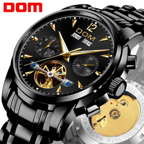 horsepower liquid Various DOM Mechanical Watch Men Wrist Automatic Retro Watches Men Waterproof Black  Full-Steel Watch Clock Montre Homme M-75BK-1MW - Price history & Review |  AliExpress Seller - DOM Dropshipping Store | Alitools.io