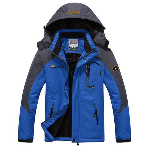 2022 Winter jacket men velvet warm windproof parka mens waterproof outdoorsports military hooded jackets jaqueta masculina coats ► Photo 1/6