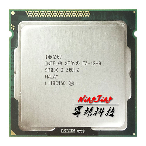 Intel Xeon E3-1240 E3 1240 3.3 GHz Quad-Core Eight-Thread CPU Processor 8M 80W LGA 1155 ► Photo 1/1