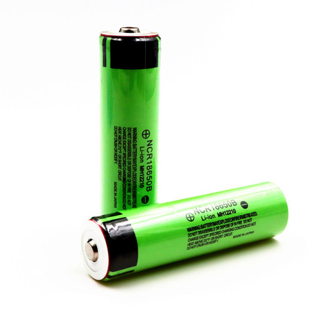 New Original 18650 battery 3.7 v 3400 mah Li-Lon Rechargeable Battery NCR18650B with Pointed(No PCB) For Panasonic batteries ► Photo 1/4