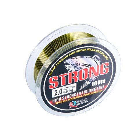 100m Fluorocarbon Yellow  Fishing Line Leader Wire Fishing Cord Accessories the Flurocarbone Winter Rope Fly Fishing Lines ► Photo 1/6
