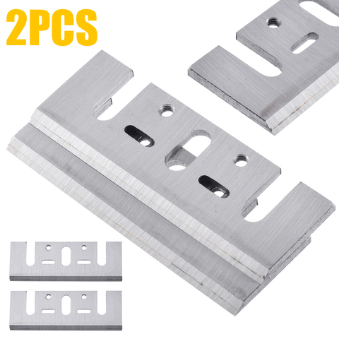 2pcs HSS Electric Planer Blades Woodworking Planer Blades Power Tools Accessories Replacement Quality For Cutting Craving Woods ► Photo 1/6