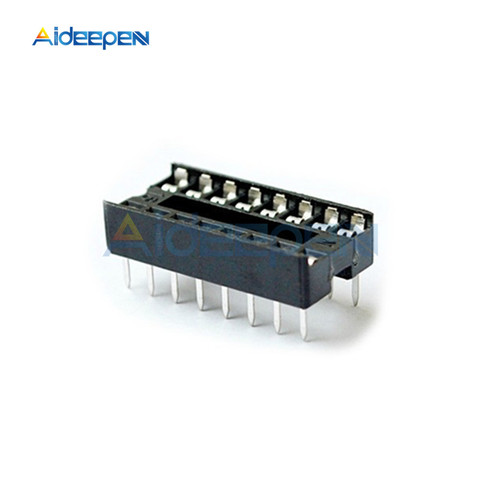 50pcs/Lot 16pin 16-Pins 16 Pins 16P DIP IC Sockets Adapter Solder Type ► Photo 1/2