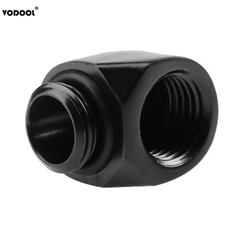 G1/4 Thread 90 Degree Elbow Adapter Tube Connector for PC Computer Water Cooling System Radiator Hose Water Tube Wholesale ► Photo 1/6