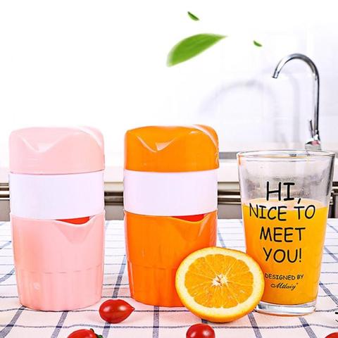 Portable Manual Citrus Juicer for Orange Lemon Fruit Squeezer 300ML Orange Juice Cup Child Outdoor Potable Juicer Machine ► Photo 1/6