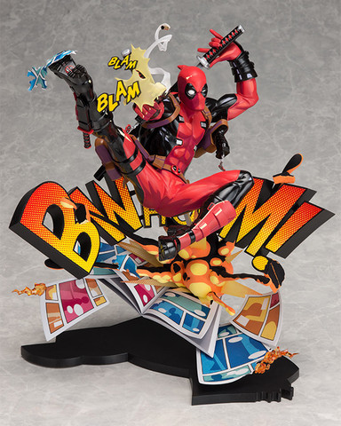 New X-men Marvel Deadpool Breaking The Fourth Wall Blam Complete Figure Model Toy 23cm ► Photo 1/5