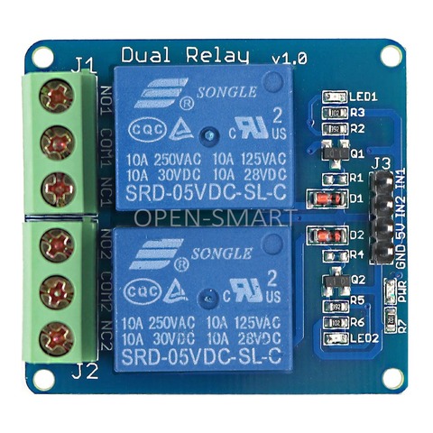 5V Dual Relay Module 2 Channel Relay module High Level Trigger  for Arduino ► Photo 1/4
