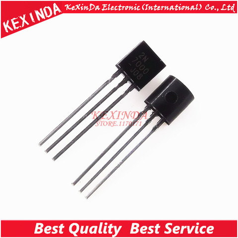 2N7000 TO92  2N 7000 Small Signal MOSFET 200 mAmps New original 20pcs/lot ► Photo 1/1