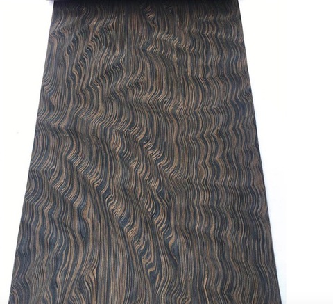 L:2.5Meters/pcs Width:55cm  Thickness:0.2mm  Technology Ebony Root Bark  Wood Veneer (back side withnonwoven fabric) ► Photo 1/2