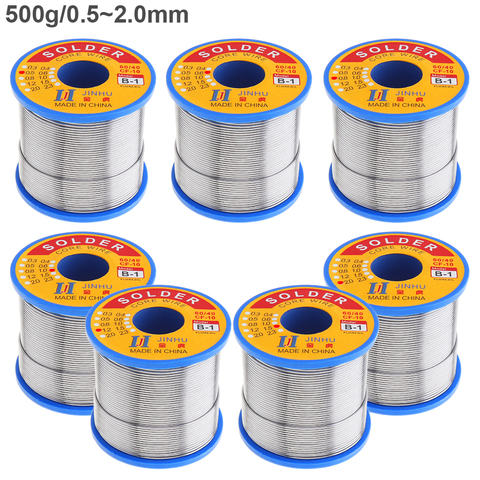 60/40 B-1 500g 0.5mm-2.0mm No-clean Rosin Core Solder Wire with 2.0% Flux and Low Melting Point for Electric Soldering Iron ► Photo 1/6
