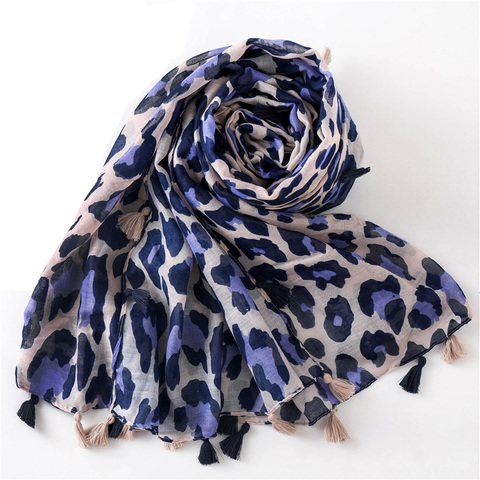 2022 Classical Women Leopard Print Scarf Soft Pretty Big 180*100cm Leopard Stole Thin Warm Large Shawls cachecol Wraps ► Photo 1/6