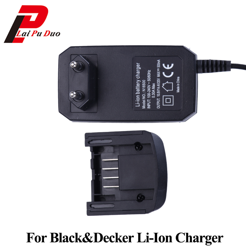 Li-ion Battery Charger For Black&Decker 10.8V 14.4V 18V 20V Serise