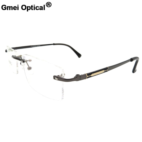 Gmei Optical S8313 Rimless Eyeglasses Frame for men Rimless Eyewear Glasses ► Photo 1/6