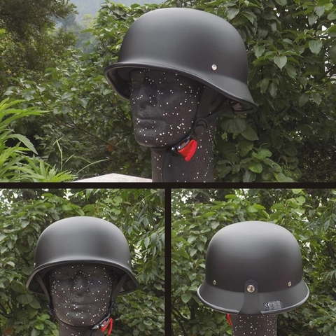 german style motorcycle helmet large Premium Half Helmet: Lightweight, Comfort Safety Matte Grey / XXL Hot Leathers HLT75 The Hanz German Style Vintage Motorcycle Half Helmet for Men and Women Biker The Hanz German Helmet Not Only Has Style but is Made for Protection Premium German Motorcycle Half Helmet: