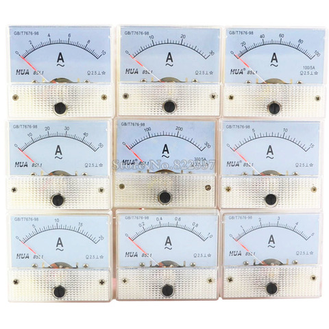 85L1-A AC Amp Meters Analog Meter Panel  Measuring Range 75A 5A 10A 15A 20A 30A 50A 100A 200A 300A  Micro Current ► Photo 1/6