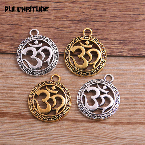  4PCS 27*33mm Metal Alloy Two Color 3D Charms Letter Pendants for Jewelry Making DIY Handmade Craft ► Photo 1/6