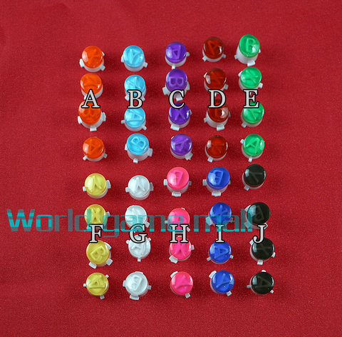 For Xbox One 1 Wireless / Wired Controller 8 Colors ABXY Buttons with Letters Mod Kit ► Photo 1/6