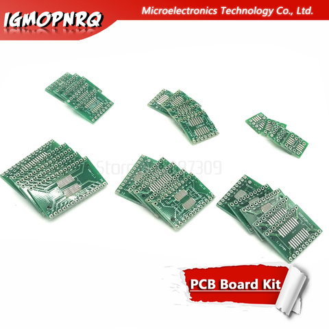 30PCS PCB Board Kit SOP24 SOP8 SOP14 SOP16 SOP20 SOP28 SMD Turn To DIP Adapter Converter Plate SOP 8 14 16 20 24 28 ► Photo 1/1