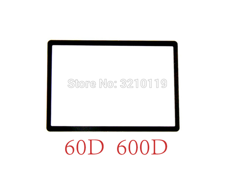 New LCD Screen Window Display (Acrylic) Outer Glass For CANON EOS60D 600DEOS Rebel T3i EOS Kiss X5 Screen Protector + Tape ► Photo 1/1