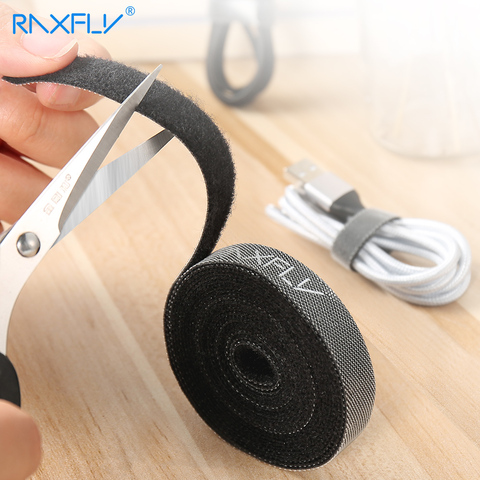 RAXFLY Cable Organizer Wire Winder Holder Mouse Cord Clip Protector Cable Office Desktop Management For iPhone Micro USB Type C ► Photo 1/6