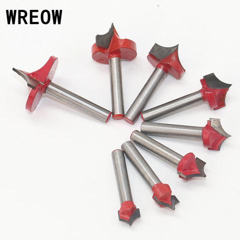 6mm Shank V Groove Milling Cutter Tool 6 Handle Double-edged Cutting Design Engraving End  Woodwork Round Shank Tip Mouth Mill ► Photo 1/1