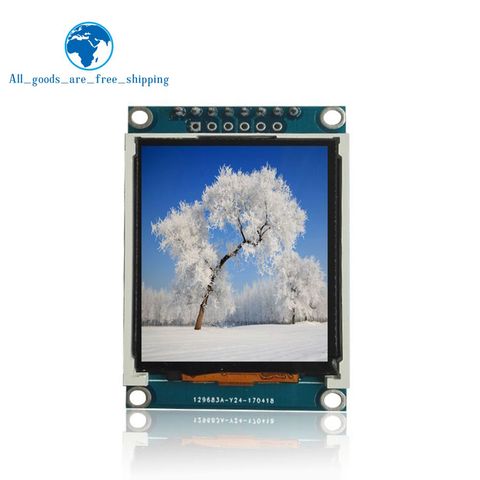TZT 1.77 inch TFT LCD screen  128*160 1.77 TFTSPI TFT color screen module serial port module ► Photo 1/6