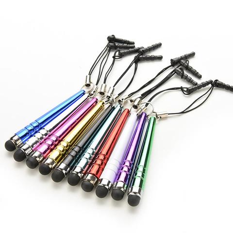 Universal Long Capacitive Screen Touch Pen Stylus for Smart Cell Phones Tablets Pens with Dust Plugs 10Pcs ► Photo 1/6