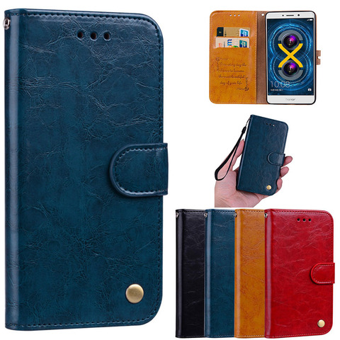 Phone Case for Huawei Honor 6X 6A 7X Luxury Flip Leather Case For Huawei 6 A 7X Wallet Book Cover For Huawei Honor 7X 6A 6X Case ► Photo 1/6