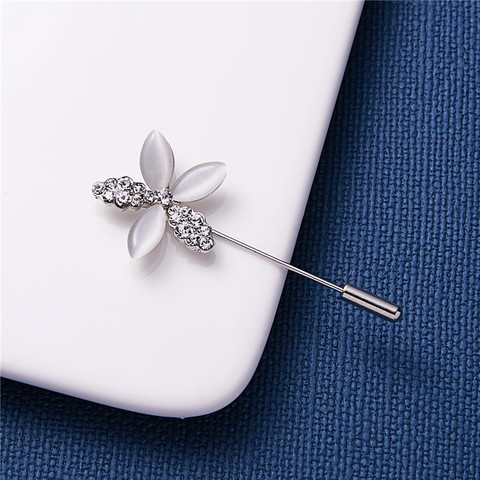 Rinhoo Trendy Popular  Vintage Hollow Crystal Rhinestone Needle Brooch For Women Jewelry Gift For Girlfriend ► Photo 1/6