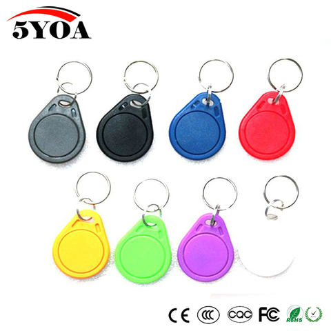 5pcs UID IC Badge Changeable Smart Keyfobs Key Tags Card for 1K S50 RFID 13.56MHz ISO14443A Block 0 Sector Writable ► Photo 1/5