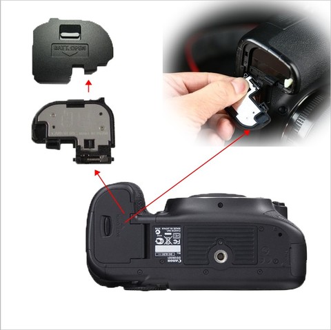 Battery Door Cover for canon 550D 600D 5D 5DII 5DIII 5DS 6D 7D 40D 50D 60D 70D Camera Repair ► Photo 1/6