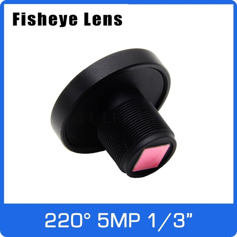 5Megapixel 1/3 inch Super Wide Angle 220 degree Fisheye Lens 1.0mm For 4MP/5MP OV5658 OV4689 IP CCTV Camera Free Shipping ► Photo 1/4