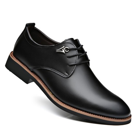 Luxury Brand Leather Concise Men Business Pointy Black Shoes Breathable Formal Wedding Basic Shoes Men Dress Shoes Fashion new ► Photo 1/5