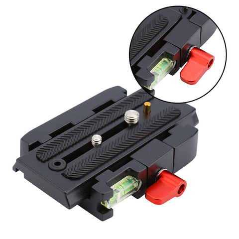 Foleto P200 Quick Release Clamp Base Plate Tripod Screw Mount for DSLR Camera Camcorder Manfrotto 500 AH 701 503 HDV 577 577 500 ► Photo 1/6